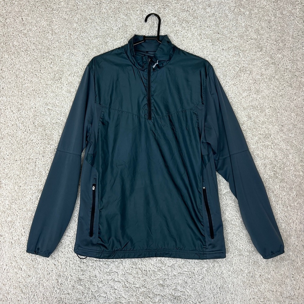 Nike Golf Windbreaker Jacket Mens Small 1/4 Zip Casual Lightweight Sports